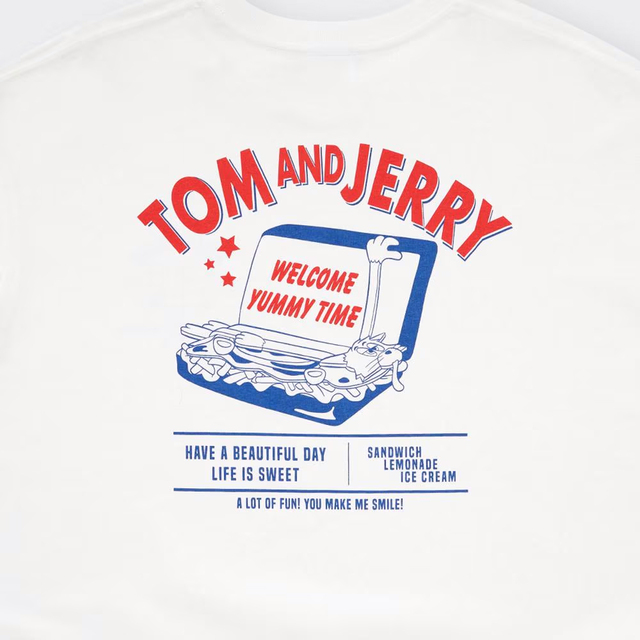 グラフィックT(5分袖) ¥1,290｜GU「トムとジェリー」コレクション