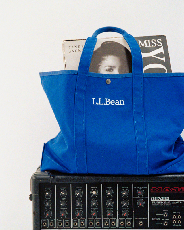 【L.L.Bean for SALON（エル・エル・ビーン）】別注グローサリー・トート / 復刻・WEB限定カラー  ¥6,600(税込)