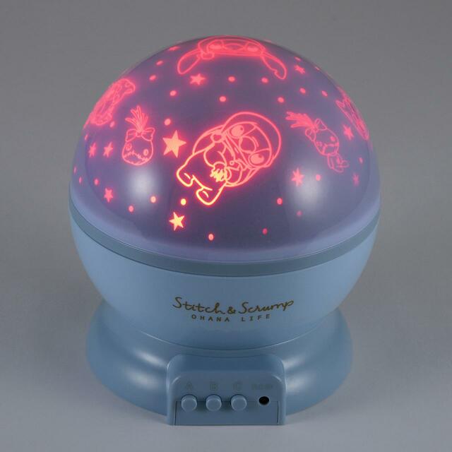 スティッチ&スクランプ ルームプロジェクター Disney Stitch&Scramp OHANA LIFE 4,400円