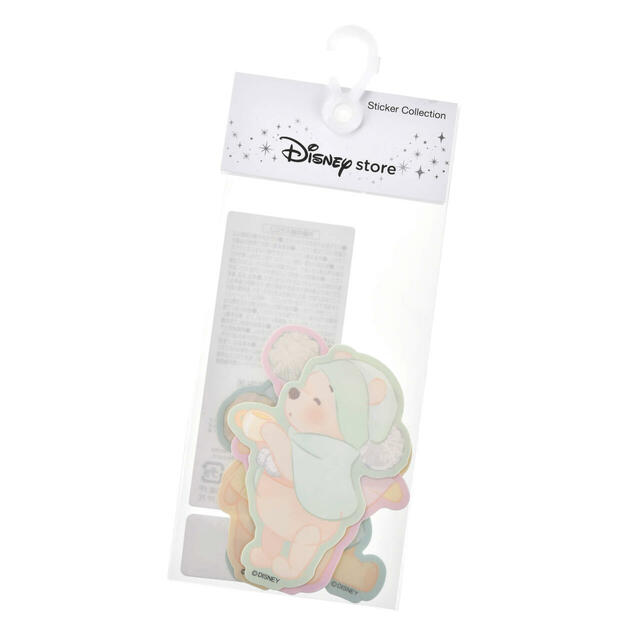 プーさん シール・ステッカー ダイカット フルーツラテカラー Sticker Collection WHITE POOH 700円