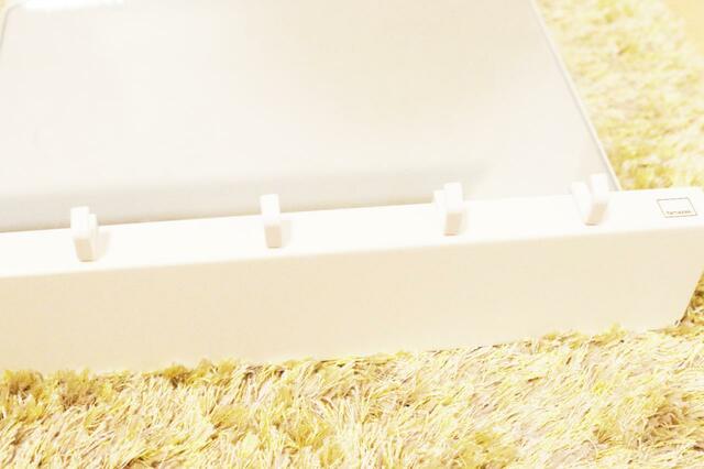 【山崎実業Tower マグネット ミラー&収納ラック】フックが4つ付属