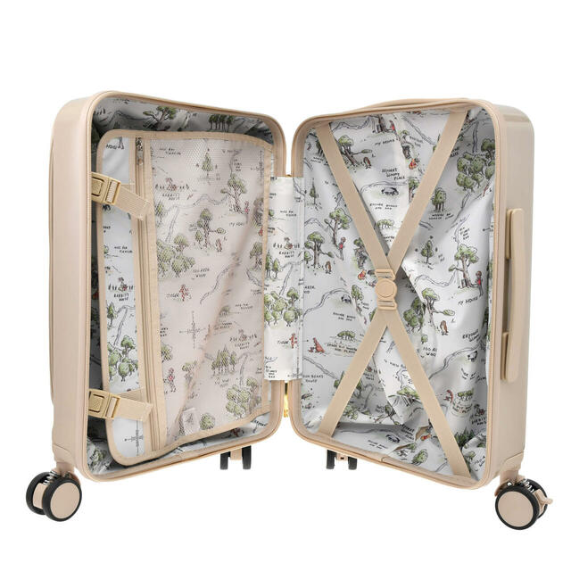 プー&フレンズ スーツケース(S) バッグ付き POOH TRAVEL 20,000円