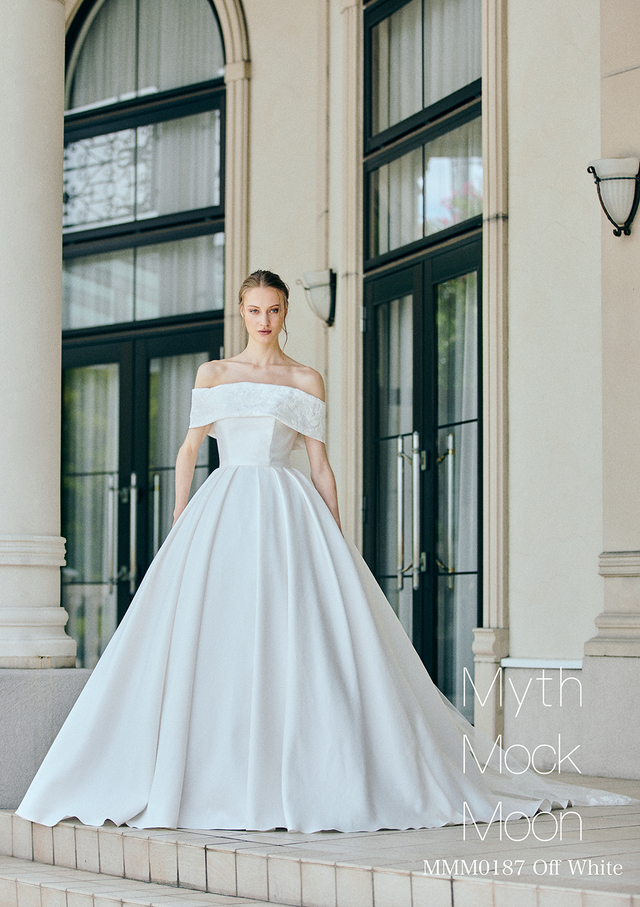 【Myth Mock Moon（ミスモックムーン）】新作ウェディングドレス：MMM0187_Offwhite