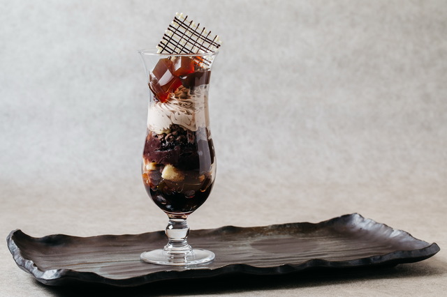 足柄ほうじ茶パフェ