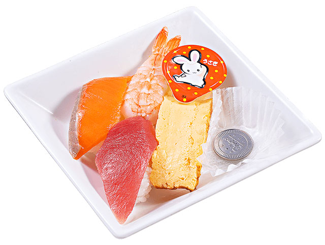 【かっぱ寿司×絵本「ねこいる！」】カプセルトイコイン対象商品／『おこさまプレート』通常価格310円（税込）～