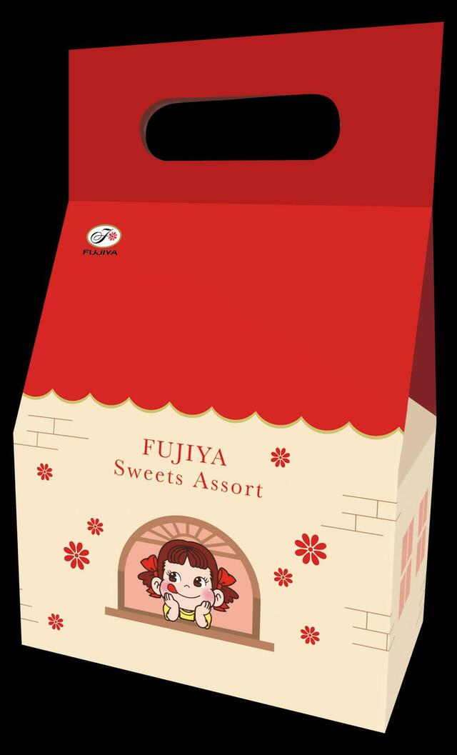 「不二家マドレーヌアソート パッケージ」＜価格：1,000円（税込）＞【全国の不二家に「バレンタイン限定スイーツ」が登場！ケーキやペコポコギフトなど、心ときめくスイーツが勢ぞろい！】