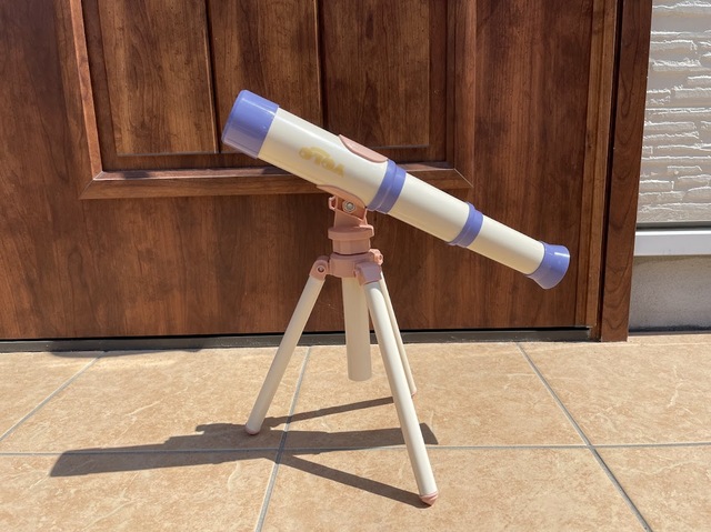 【3COINS＋plus　望遠鏡／KIDS外遊び】組み立てたら小ぶりで可愛い！