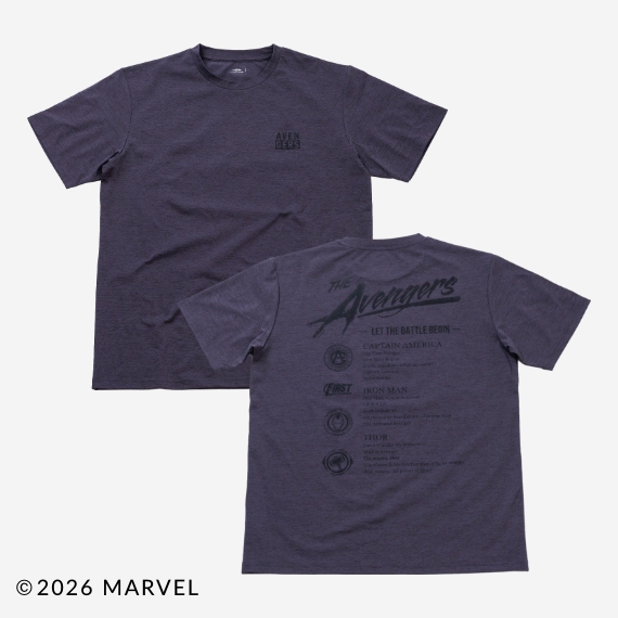UVカットドライグラフィックTシャツ 1,999円｜スポーツデポ・アルペン「ディズニー＆マーベル 2026春夏コレクション」