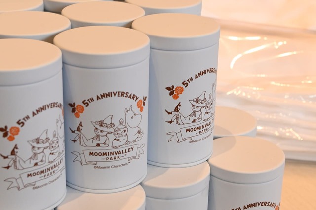 「ムーミンバレーパーク5周年限定 有機紅茶缶」