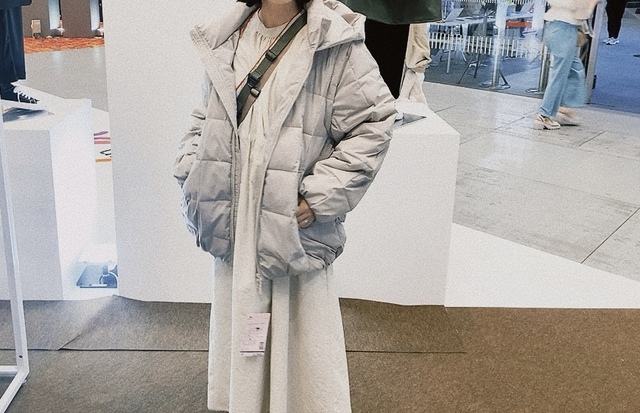 【ワークマン デタッチャブルパフィーブルゾン】腰まですっぽり隠れるサイズ感が嬉しい♪