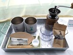 【シュガービーチ大洗】ドームテント内のコーヒーセット