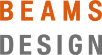 BEAMS DESIGNの印象的なロゴデザイン