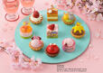 全9種のプチケーキのセット！＜ディズニー＞お花見パーティー（9個入）価格：3,300円（税込3,564円）【銀座コージーコーナー×ディズニー】