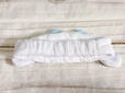 「7.ヘアターバン」サイズは約 縦9.5×横26cm。背面はゴムになっており、伸縮する仕様