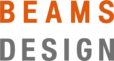BEAMS DESIGNの印象的なロゴデザイン