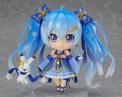 超美品！新品未開封！雪ミク2017 ねんどろいどtwinkle  ver ふあぁ…おねむ顔が超かわいい！「ねんどろいど 雪ミク Twinkle