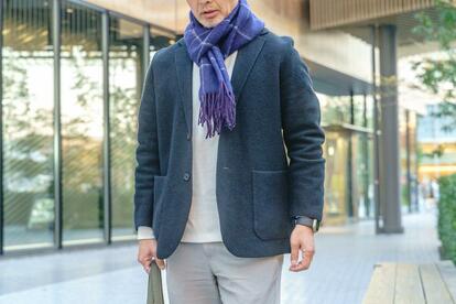 UNIQLO C メンズ　ニットジャケット(2024AW) ユニクロC】2024秋冬ニットジャケットが最強のカジュアルジャケット