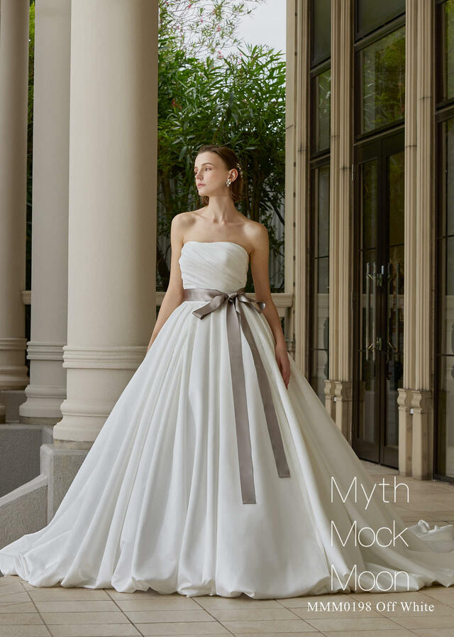 クラウディア「Myth Mock Moon（ミスモックムーン）」新作ウェディングドレス　MMM0198_Off White