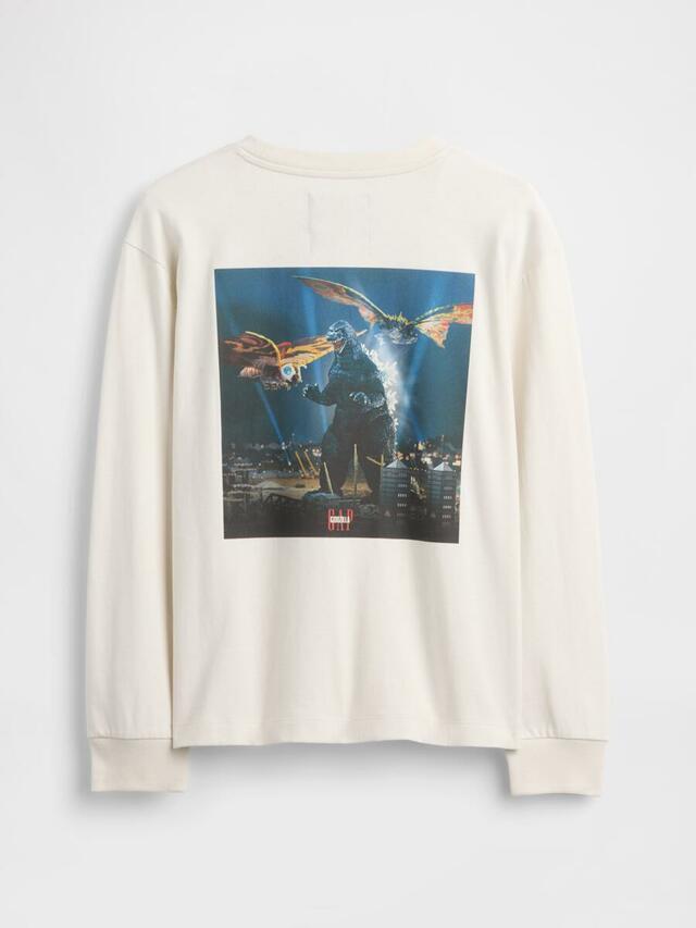 バッグ:ゴジラ グラフィック GAPロゴ Tシャツ 6,990円 (税込み)