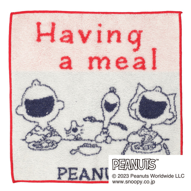 「ミニタオル（スヌーピー yumyum WH）」699円（税込）