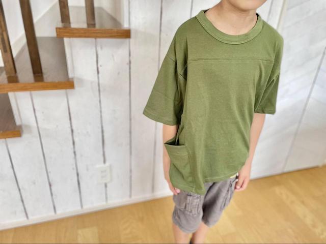 【ワークマン　DIAGUARD(R)COTTON(ディアガードコットン)ジュニア半袖Tシャツ】サイズは140でジャストサイズ