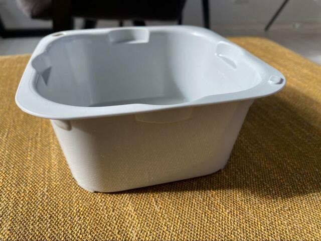 【ニトリ 下ごしらえに便利な抗菌ザルバットセット(グレー)】目盛りつきは何かと便利♪