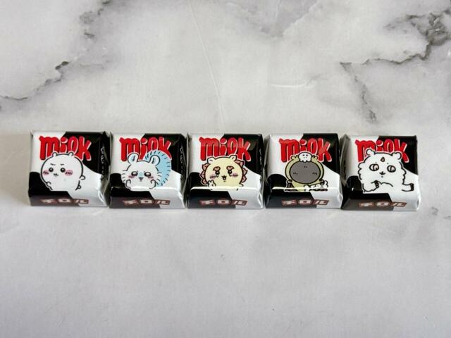 ミルク味は全5種類をコンプリート！