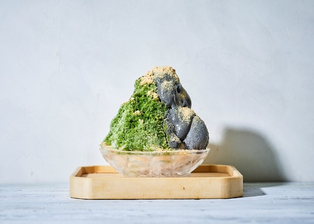 抹茶 黒胡麻 ‒ 黒胡麻アイス