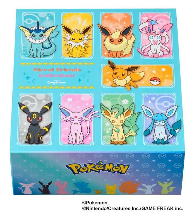 「イーブイフレンズコレクション（9個入）」＜2,900円（税込3,132円）＞【銀座コージーコーナーから、ポケモンたちをイメージしたケーキが登場】