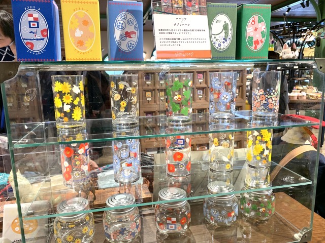 レトロガラスのアデリアとジブリのコラボグラス