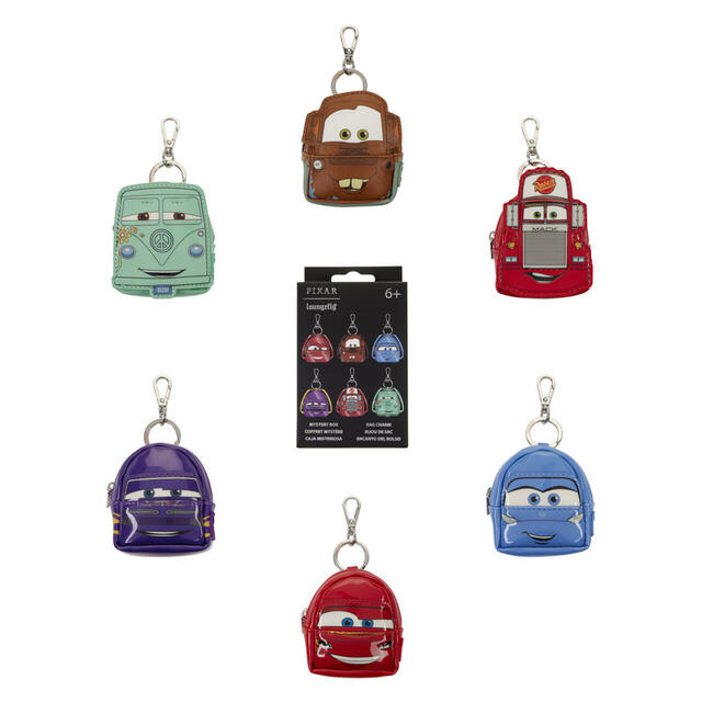 DISNEY PIXAR CARS 20TH ANNIVERSARY MYSTERY MINI BACKPACK KEYCHAIN CHARM　各4,290円