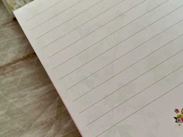 罫線入りなので、書きやすいのもGood！