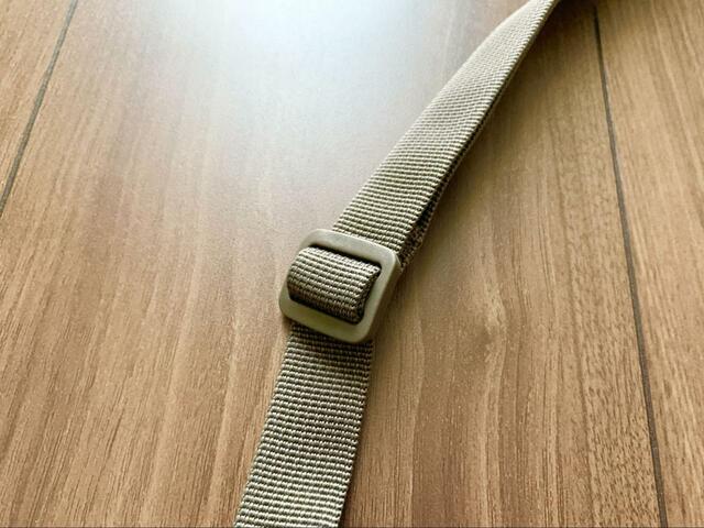 【ワークマン Wジョイントスクエアサコッシュ】長さ調整対応の紐ショルダー