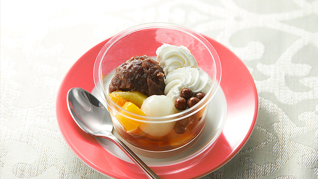 白玉フルーツあんみつ