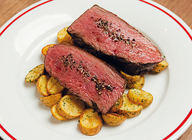 【堺筋本町】Le Noeud Papillon　なにわ黒牛の ステーキ 250g 3,780円〜