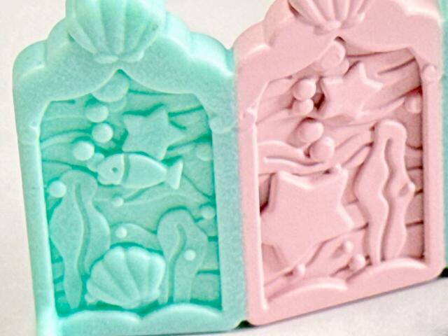 模様が立体的でクオリティが高い…！海のムードが満点です♪