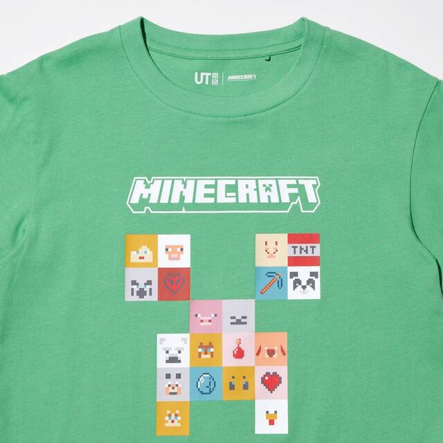 グラフィックTシャツ（半袖） ¥990｜ユニクロ UT「マインクラフト」コレクション｜販売開始日：2024年4月29日(月)