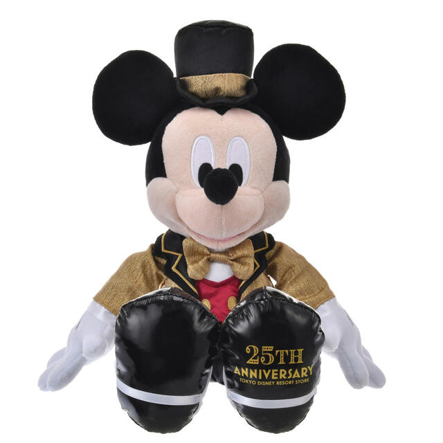 【東京ディズニーリゾート店限定】ミッキー ぬいぐるみ 東京ディズニーリゾート店25周年記念 3,900円