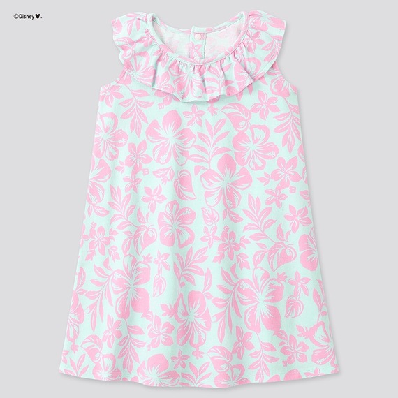 【BABY】ミッキー アロハ ワンピース（ノースリーブ）¥1,500