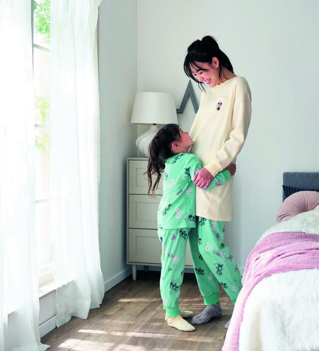 レディース肌側綿フリースチュニックパジャマ(選べるキャラクター)｜￥4,490 （税込）