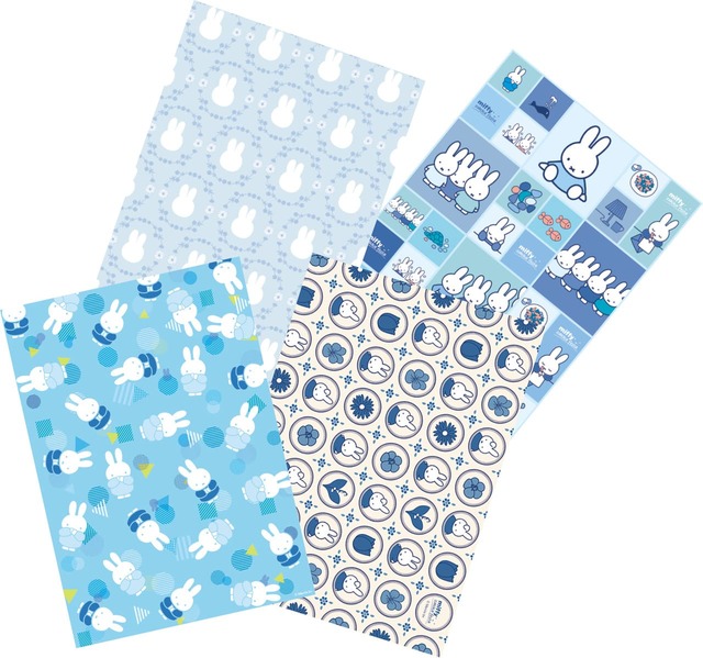 【ミッフィーzakkaフェスタ】お買いあげプレゼント「オリジナルラッピングペーパー（A4サイズ、4枚入）」