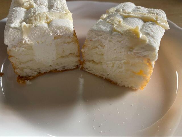 【LAWSON　Uchi Café×Milk MILKシフォンケーキ みるく＆バター】甘いもの好きにはたまりません