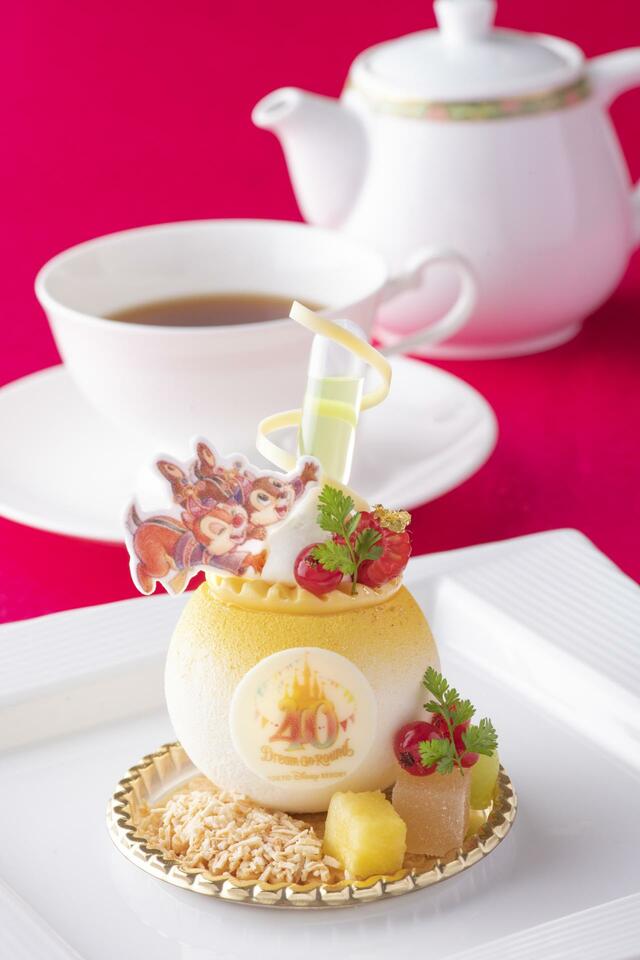 ハイピリオン・ラウンジ 東京ディズニーリゾート 40 周年“ドリームゴーラウンド”ケーキセット