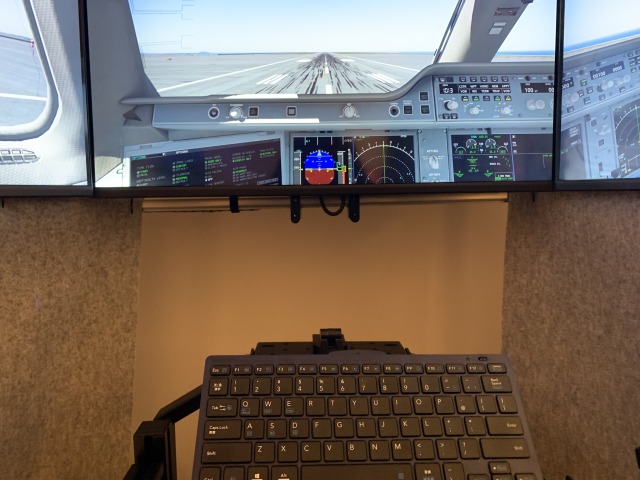 ラダーペダルが付いたコントローラーや細かい設定ができるキーボード