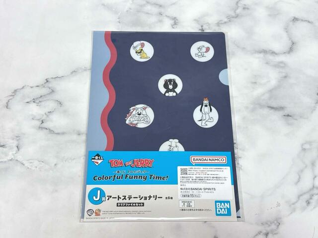 【一番くじ トムとジェリー】1回目に引いた「J賞 アートステーショナリー」