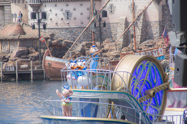 オチェーアノ ブッフェまたはシルクロード コース時のテラスからのクリスタル・ウィッシュ・ジャーニー