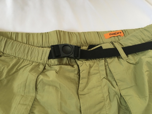 【REPAIR-TECH(R)(リペアテック)超軽量ショートパンツ】ウエストはゴムとベルト