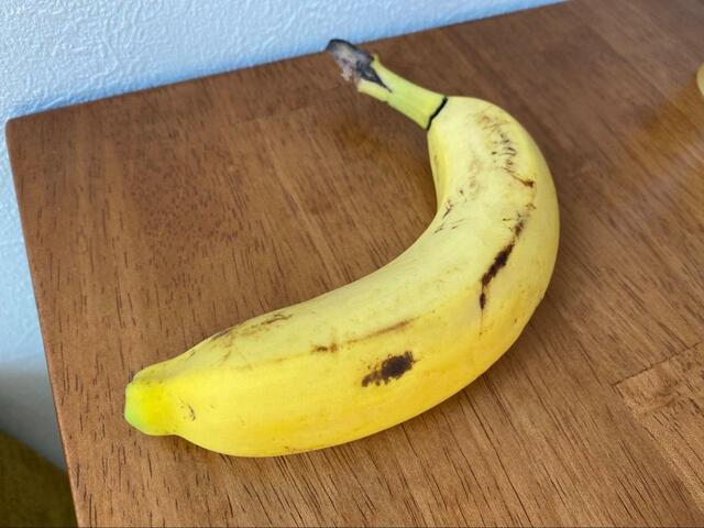 【VIE DE FRANCE　モーニングセット】バナナは大きめサイズなのでたくさん食べたい方にピッタリ