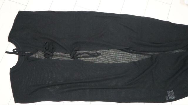 【GLOBAL WORK／2WAYメッシュSETワンピース】便利な前後2WAY仕様！背面の3段リボンがアクセントです◎