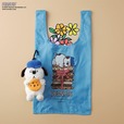 【PEANUTS×Afternoon Tea】ぬいぐるみケース付きショッピングバッグ 2,970円/ショッピングバッグは便利なカラビナ付き